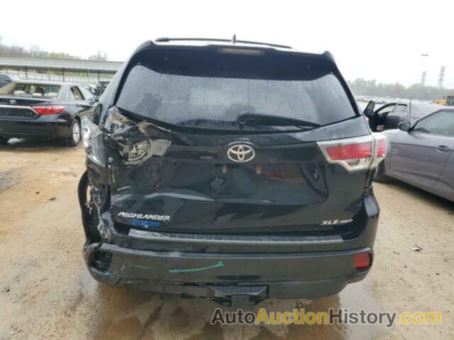 TOYOTA HIGHLANDER XLE, 5TDJKRFH1GS258101