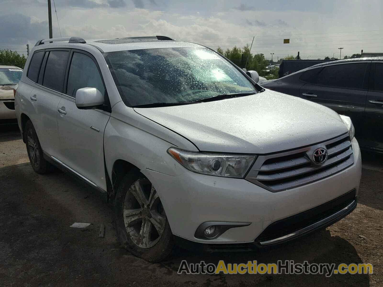 2012 TOYOTA HIGHLANDER LIMITED, 5TDDK3EH5CS130868