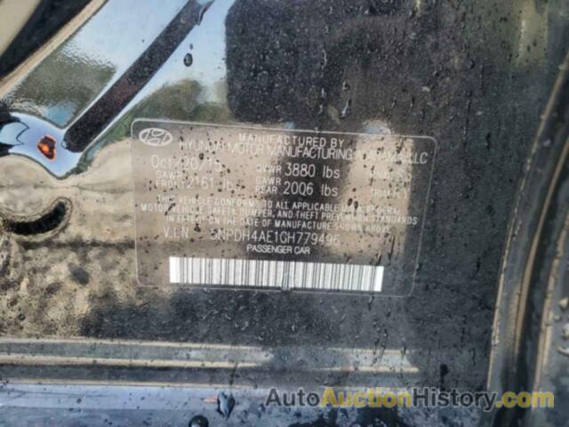 HYUNDAI ELANTRA SE, 5NPDH4AE1GH779496