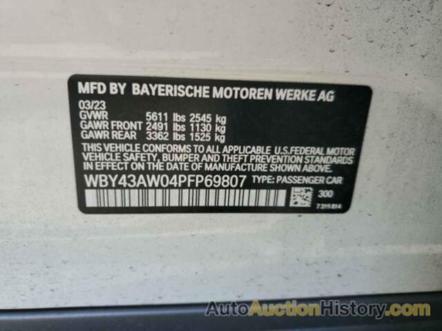 BMW I4 EDRIVE3, WBY43AW04PFP69807
