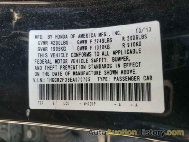 HONDA ACCORD LX, 1HGCR2F38EA070705