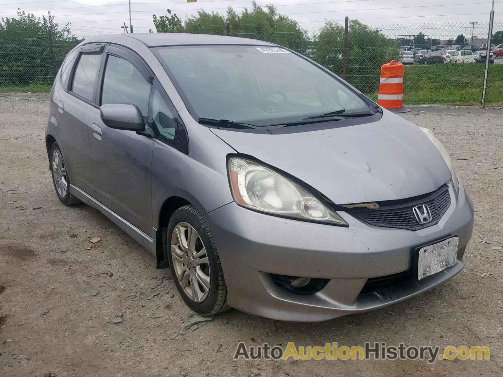 2010 HONDA FIT SPORT SPORT, JHMGE8H49AC004097