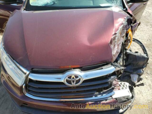 TOYOTA HIGHLANDER XLE, 5TDJKRFH3GS354697