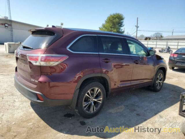 TOYOTA HIGHLANDER XLE, 5TDJKRFH3GS354697