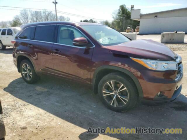 TOYOTA HIGHLANDER XLE, 5TDJKRFH3GS354697