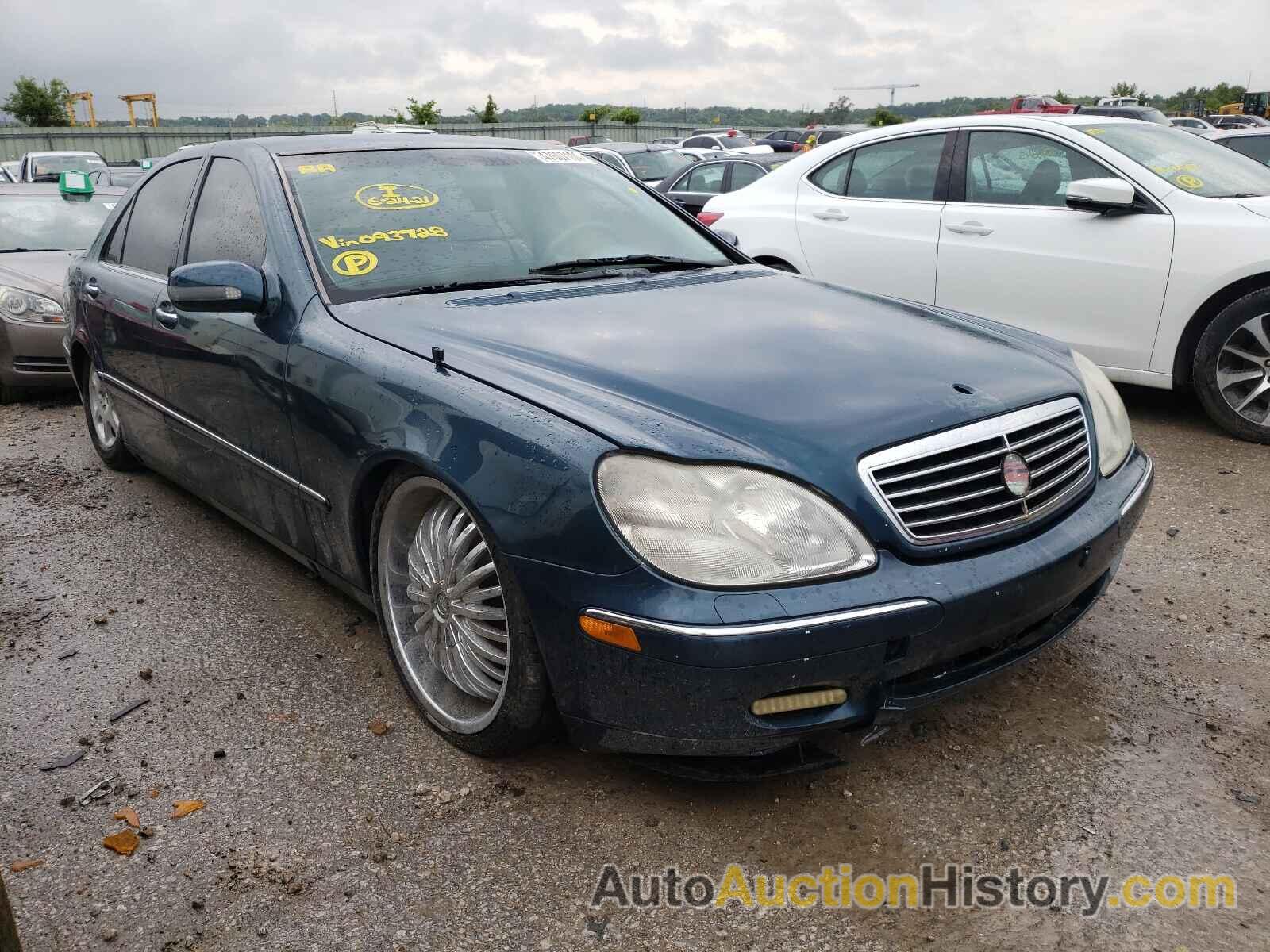 2000 MERCEDES-BENZ S CLASS 500, WDBNG75J7YA093728