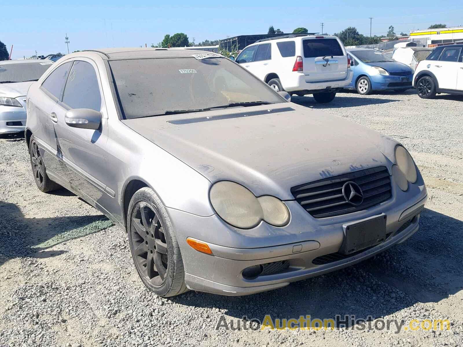 2004 MERCEDES-BENZ C 230K SPORT COUPE, WDBRN40J44A606893