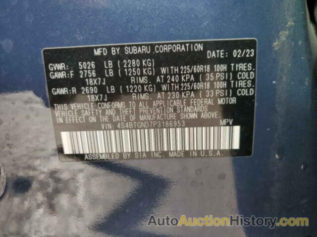 SUBARU OUTBACK LIMITED XT, 4S4BTGND7P3186953