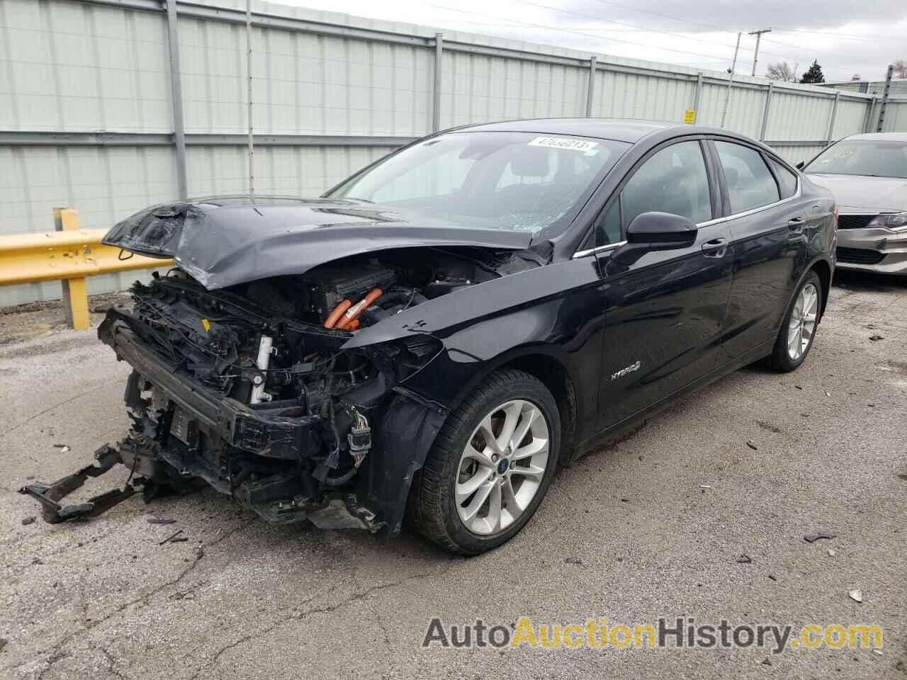 2019 FORD FUSION SE, 3FA6P0LU2KR197721