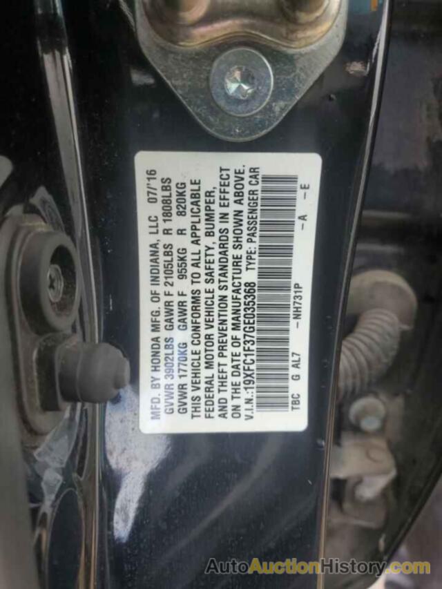 HONDA CIVIC EX, 19XFC1F37GE035368