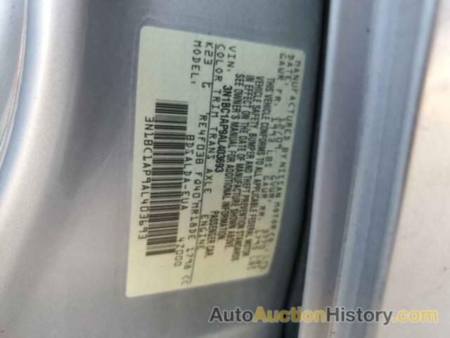 NISSAN VERSA S, 3N1BC1AP9AL403693