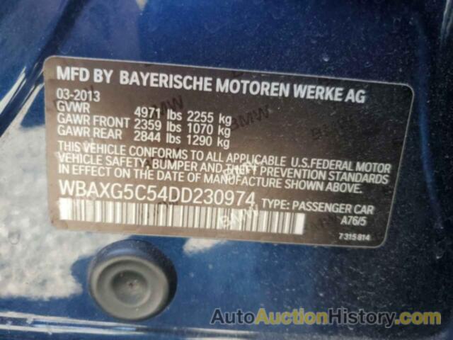 BMW 5 SERIES I, WBAXG5C54DD230974