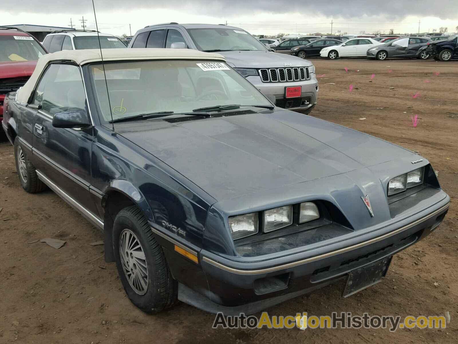 1985 PONTIAC SUNBIRD LE, 1G2JC670XF7537404