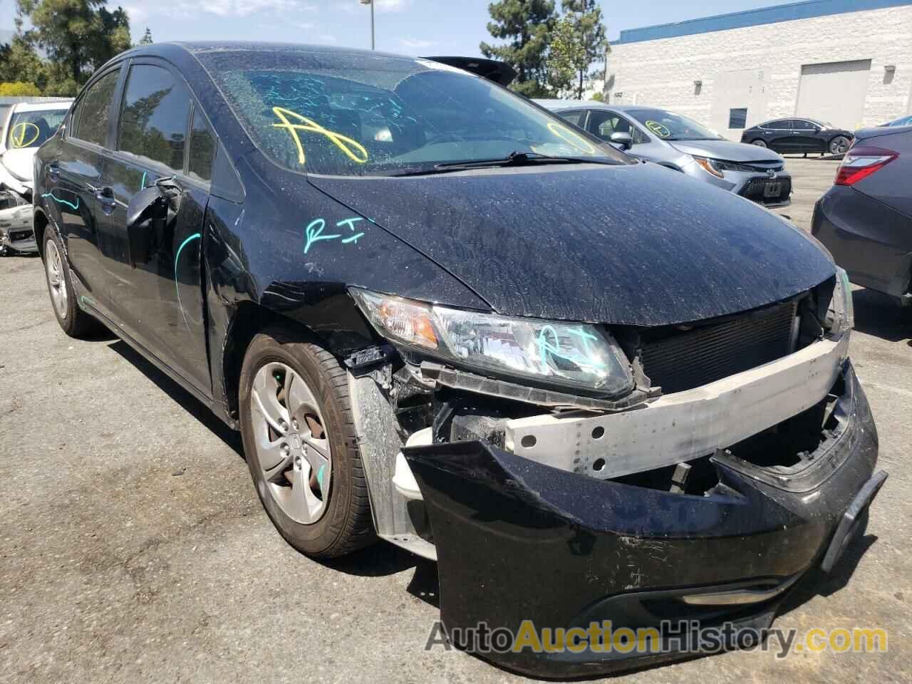 2014 HONDA CIVIC LX, 19XFB2F5XEE238584