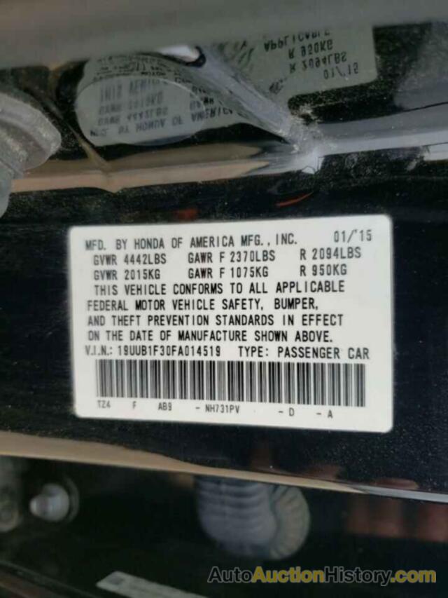 ACURA TLX, 19UUB1F30FA014519