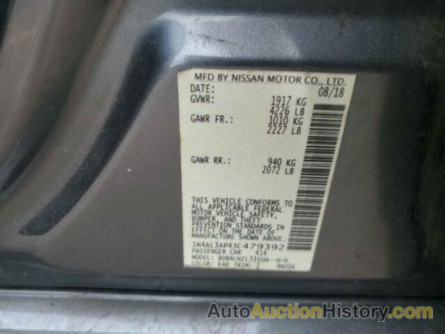 NISSAN ALTIMA 2.5, 1N4AL3AP4JC479392