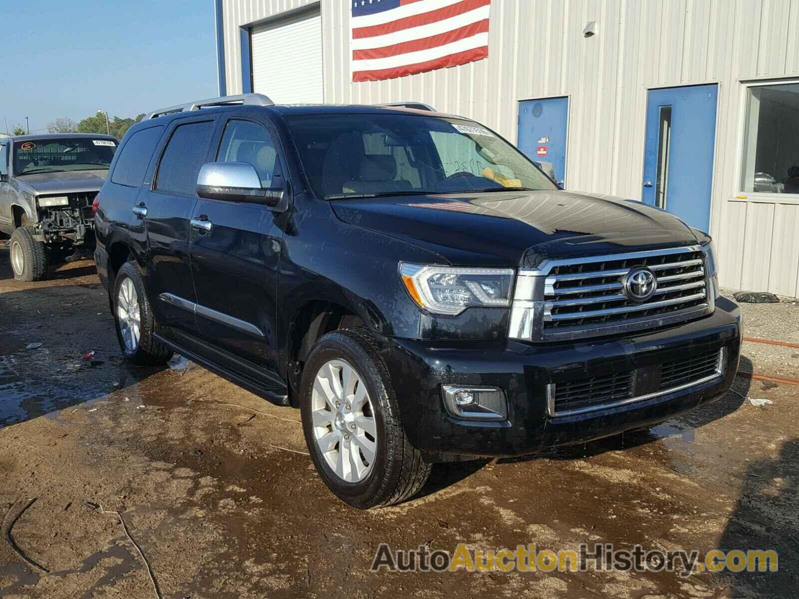 2018 TOYOTA SEQUOIA PLATINUM, 5TDDY5G14JS160497