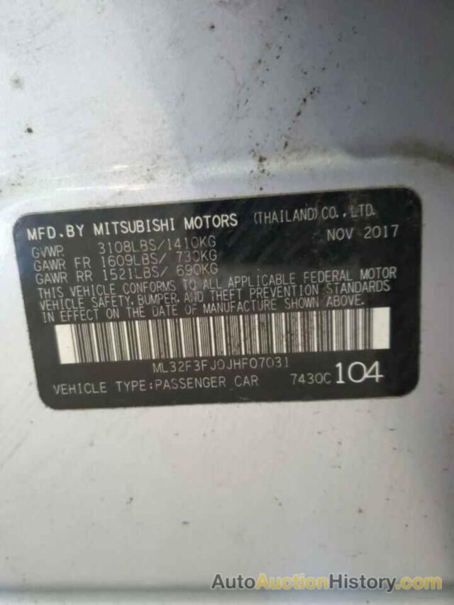 MITSUBISHI MIRAGE G4 ES, ML32F3FJ0JHF07031