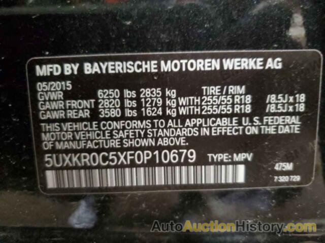 BMW X5 XDRIVE35I, 5UXKR0C5XF0P10679