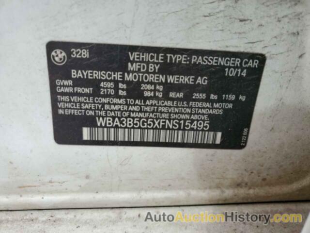 BMW 3 SERIES XI SULEV, WBA3B5G5XFNS15495