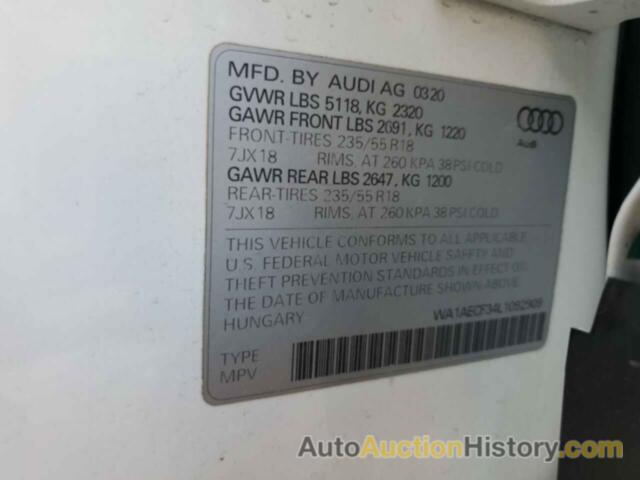 AUDI Q3 PREMIUM, WA1AECF34L1092909