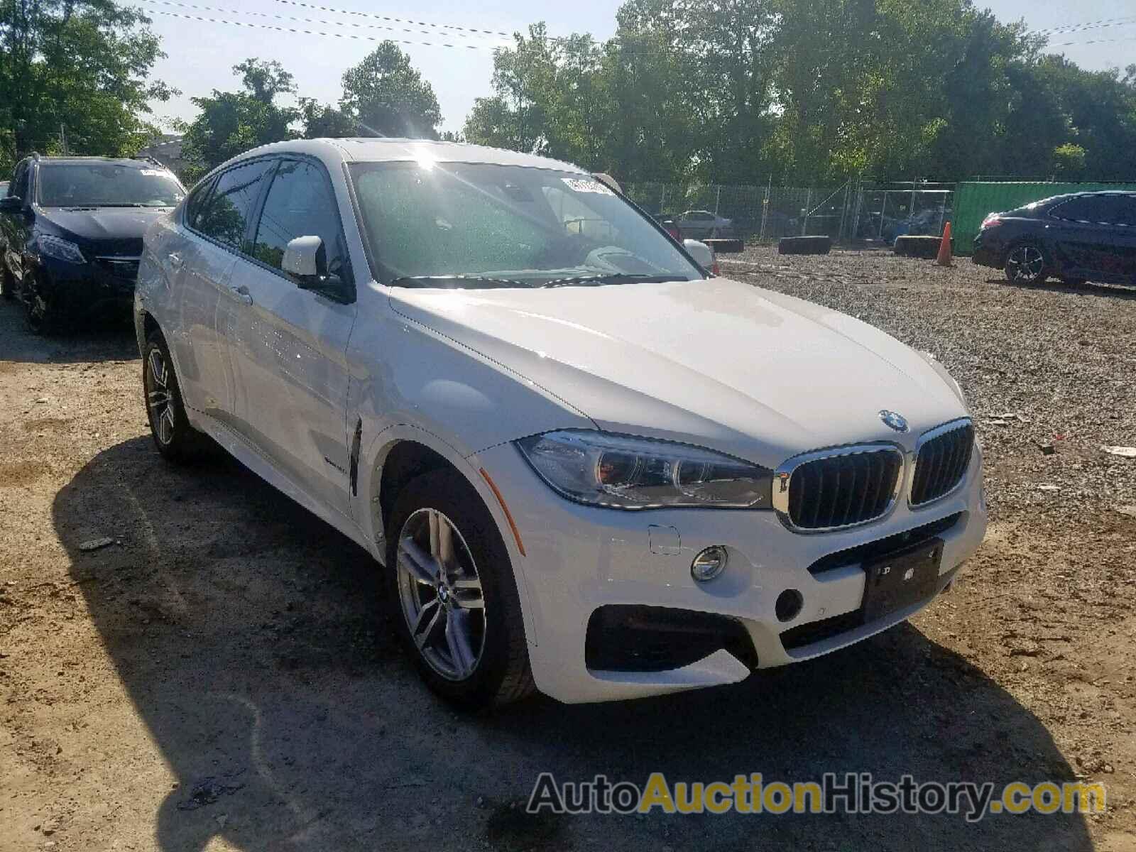 2017 BMW X6 XDRIVE35I, 5UXKU2C53H0N84968