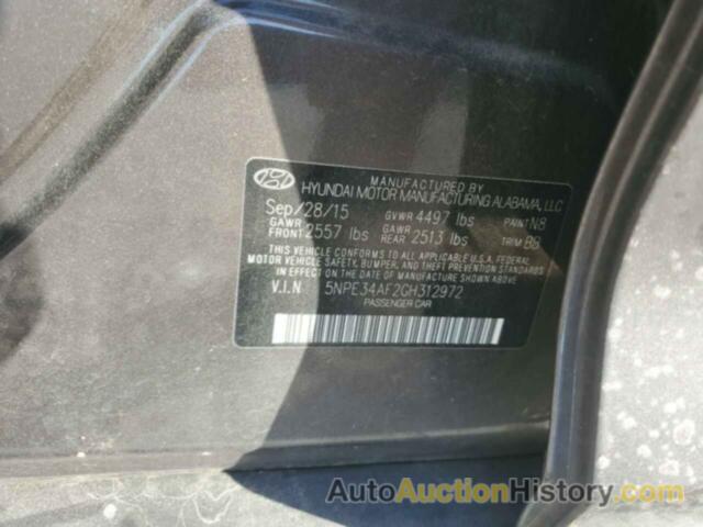 HYUNDAI SONATA SPORT, 5NPE34AF2GH312972