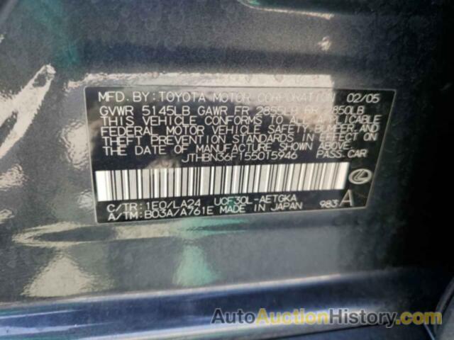 LEXUS LS430 430, JTHBN36F155015946