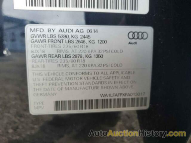 AUDI Q5 PREMIUM PLUS, WA1LFAFPXFA013017