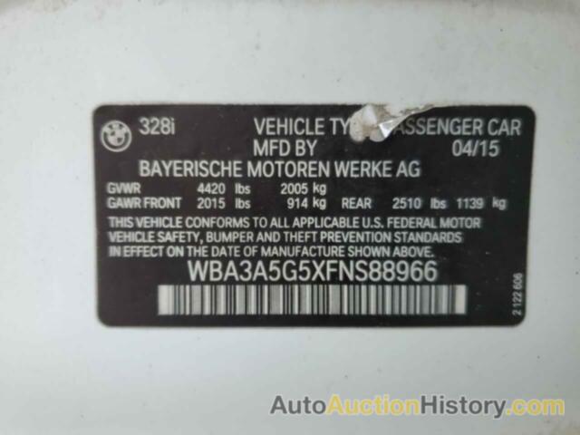 BMW 3 SERIES I, WBA3A5G5XFNS88966