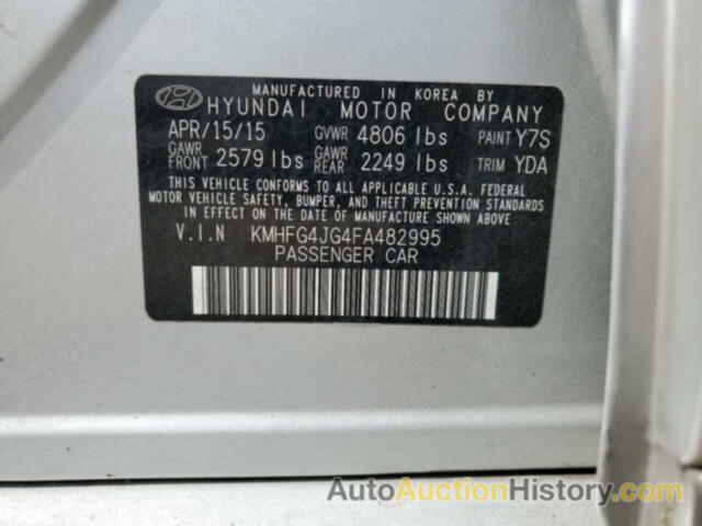 HYUNDAI AZERA, KMHFG4JG4FA482995