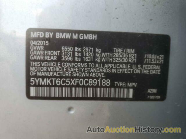 BMW X5 M, 5YMKT6C5XF0C89188