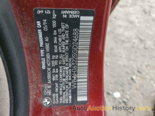 BMW 5 SERIES IT AUTOMATIC, WBAHJ6322SGD24688