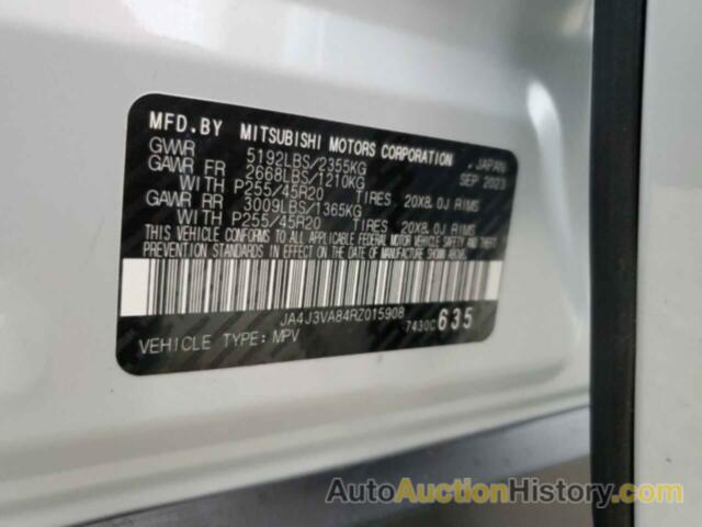 MITSUBISHI OUTLANDER SE, JA4J3VA84RZ015908