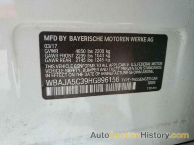 BMW 5 SERIES I, WBAJA5C39HG896156