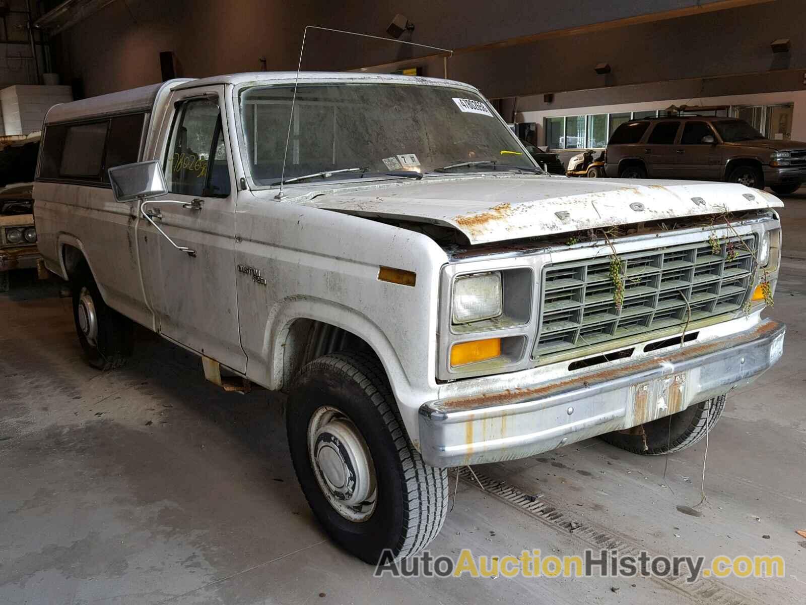 1981 FORD F250, 1FTEF25G3BNA55957