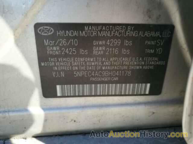 HYUNDAI SONATA SE, 5NPEC4AC9BH041178