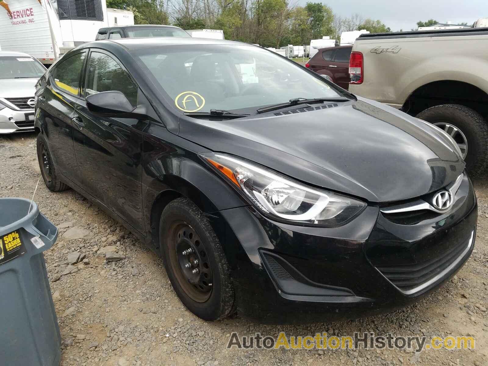 2016 HYUNDAI ELANTRA SE, 5NPDH4AE9GH663771