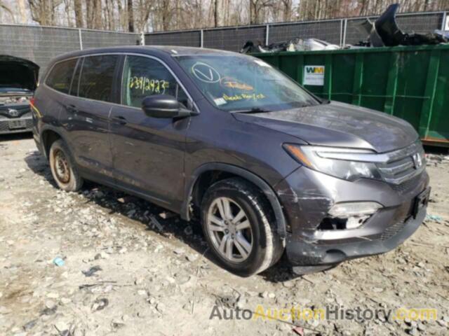 HONDA PILOT LX, 5FNYF6H13GB089043