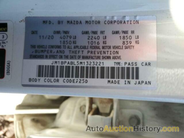 MAZDA 3 SELECT, JM1BPABL5M1323221