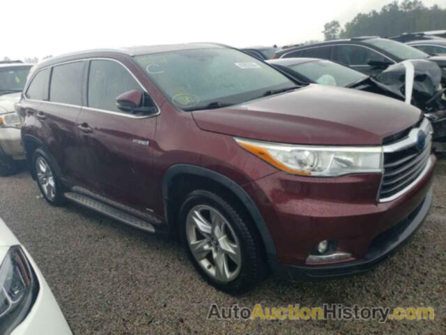 TOYOTA HIGHLANDER HYBRID LIMITED, 5TDDCRFH2GS020039