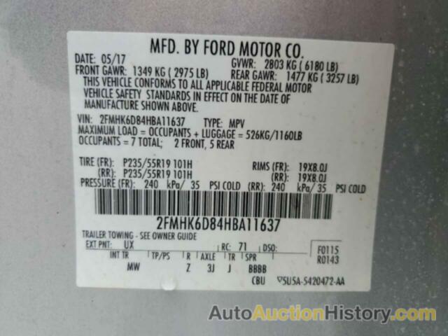 FORD FLEX LIMITED, 2FMHK6D84HBA11637