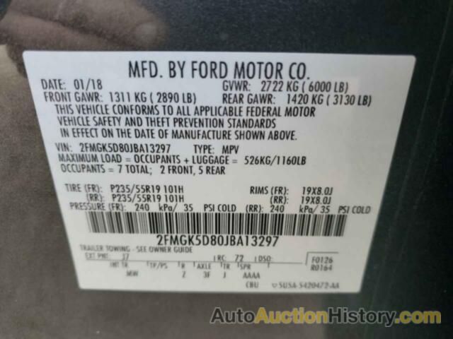 FORD FLEX LIMITED, 2FMGK5D80JBA13297