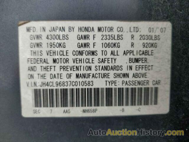 ACURA TSX, JH4CL96837C010583