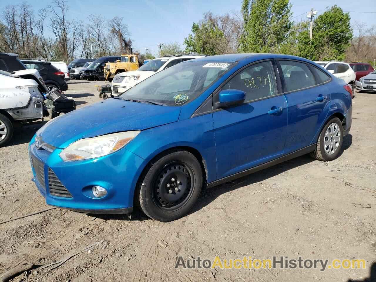 2012 FORD FOCUS SE, 1FAHP3F25CL137999