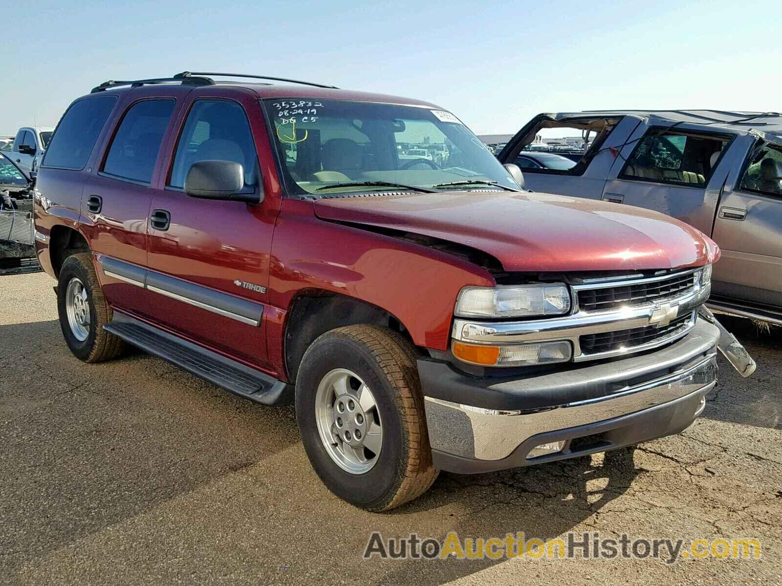 2002 CHEVROLET TAHOE C150 C1500, 1GNEC13V02R163280