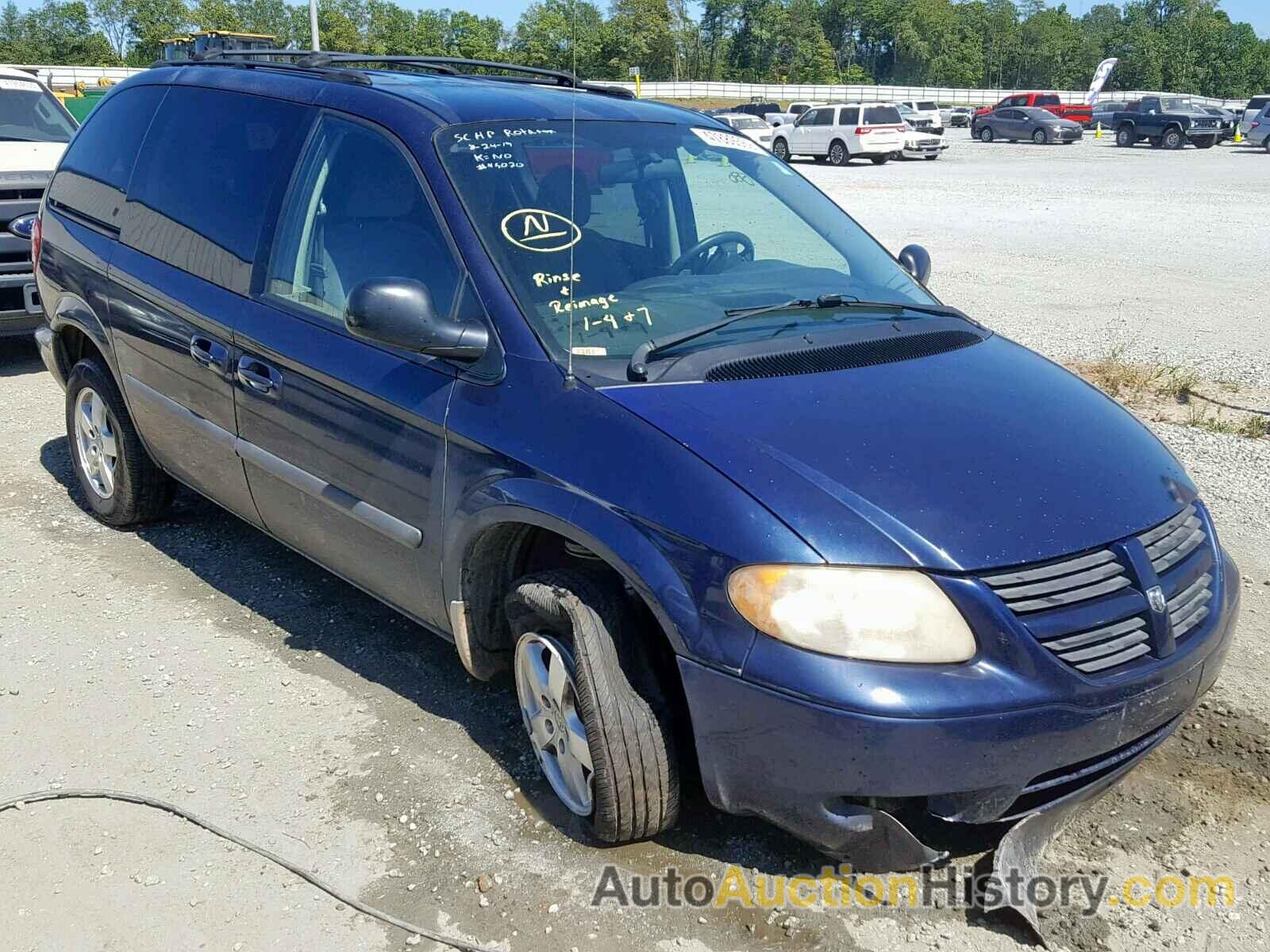 2006 DODGE CARAVAN SX SXT, 1D4GP45RX6B574744