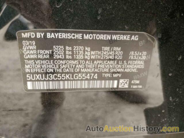 BMW X4 XDRIVE30I, 5UXUJ3C55KLG55474