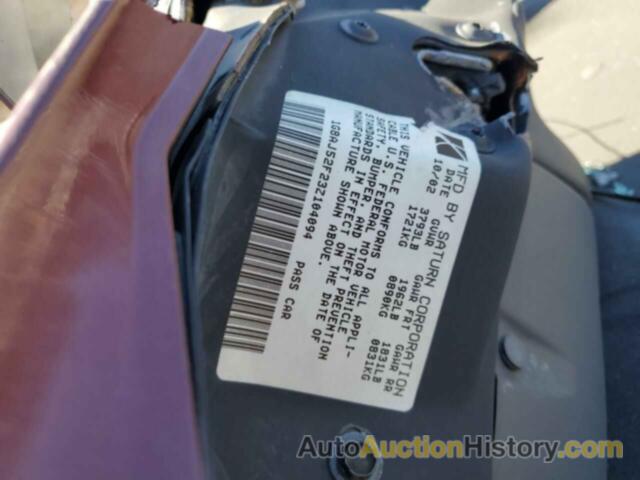 SATURN ION LEVEL 2, 1G8AJ52F23Z104094