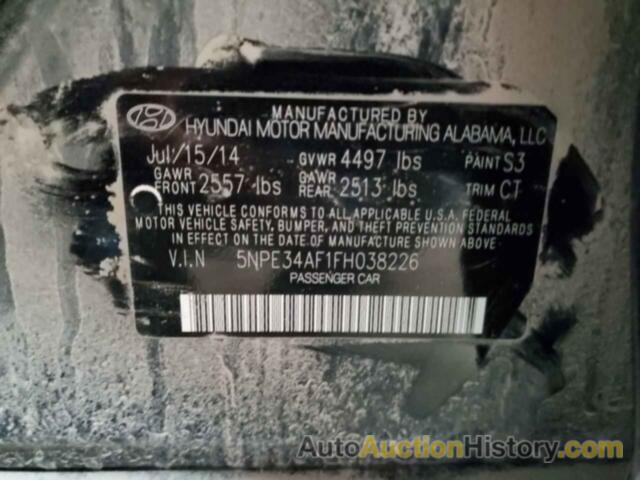 HYUNDAI SONATA SPORT, 5NPE34AF1FH038226